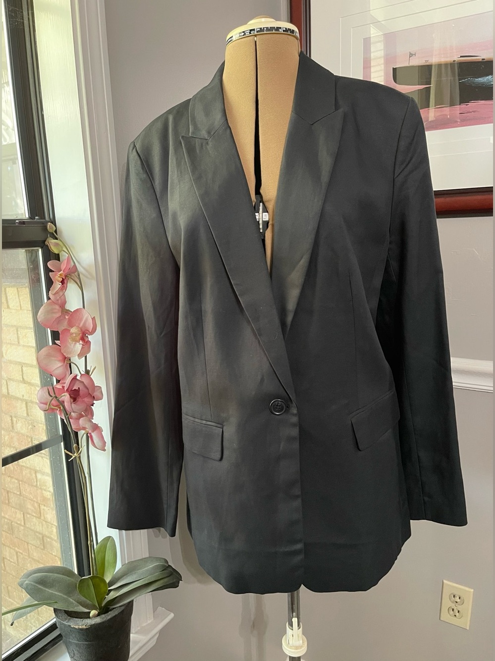 LOFT NWT Black Single-Button Women's Blazer